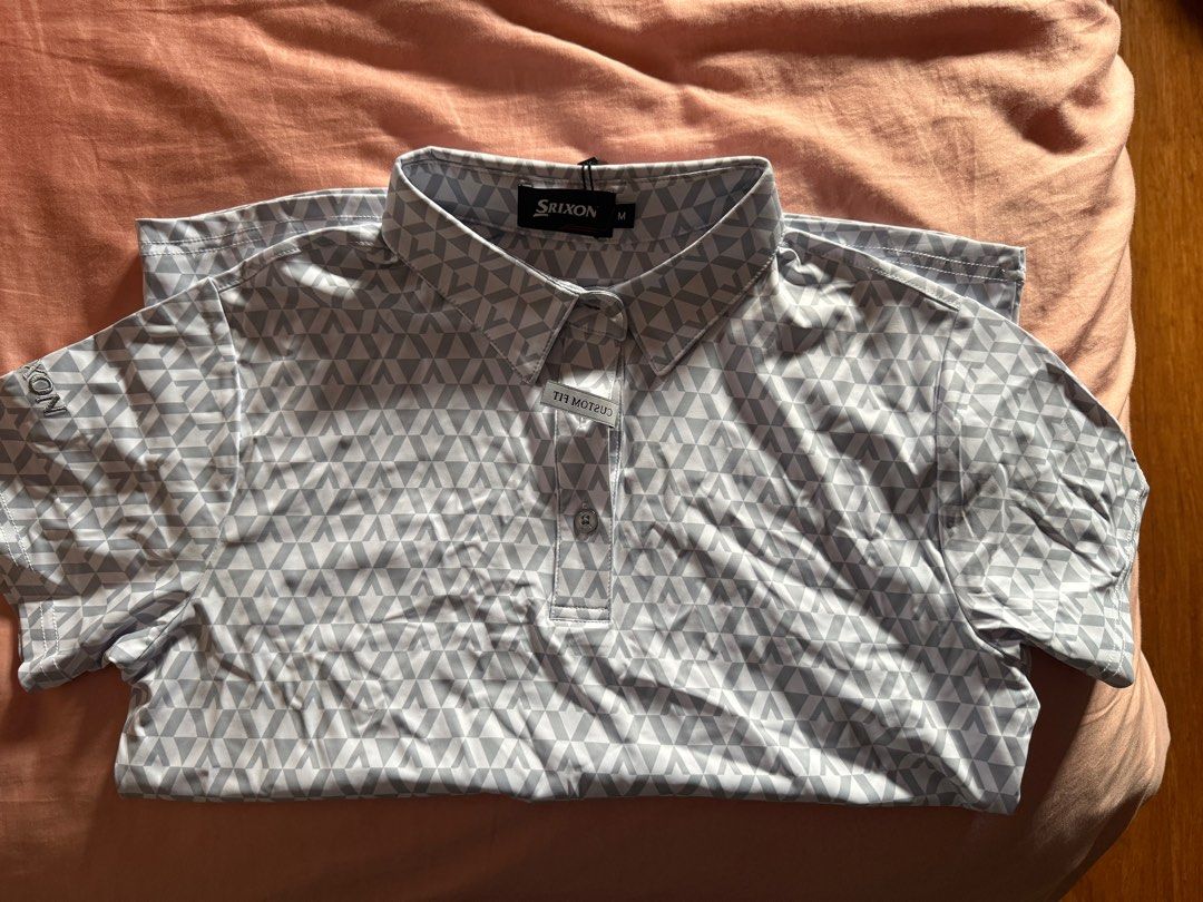 Womens Golf Shirt Srixon (Category: Activewear) located in Quezon City. Submitted by zerinap (Listing ID 1375424368, Image 2). Description: Brand new with tag Very soft material Light Gray color Stretchy Medium Rfs: wrong size.