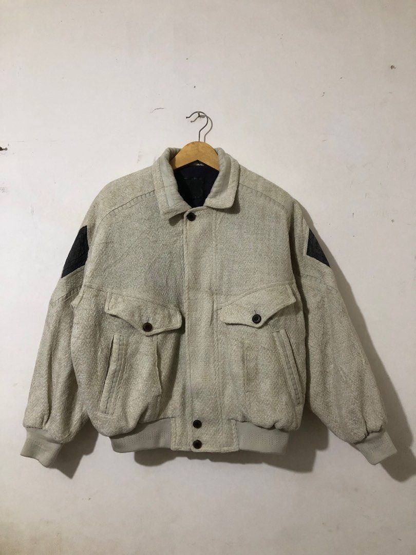Wool Flight Jacket Japan Vintage 90s. || adidas nike uniqlo zara hnm ...