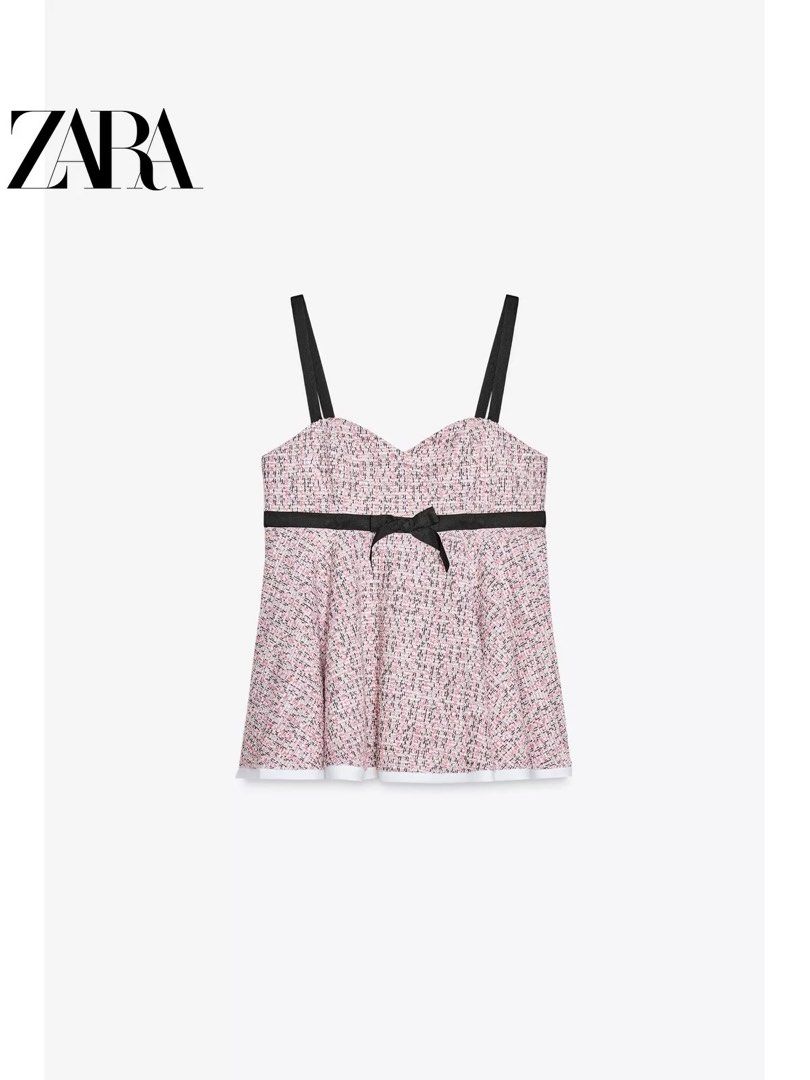 Zara top (Category: Announcements) located in Singapore. Submitted by smile.jenny (Listing ID 1375276374, Image 1). Description: Condition new . Both is S size . .