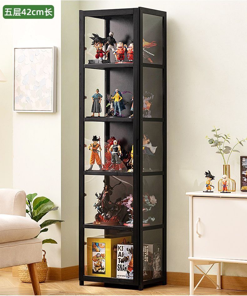 0525 Display Cabinet Figure Cabinet Three Sided Transparent Cabinet ...