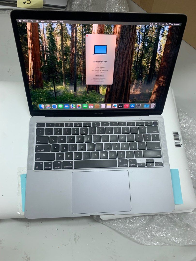 100 sets MacBook Air M1 8gb 256gb $480 each fixed price for export only grade A (Category: Laptops & Notebooks) located in Singapore. Submitted by zhapkua (Listing ID 1375484894, Image 2). Description: 100 sets MacBook Air M1 8gb ram 256gb Grade a like new with charger Selling $480 each fixed price Ready stock For export only .