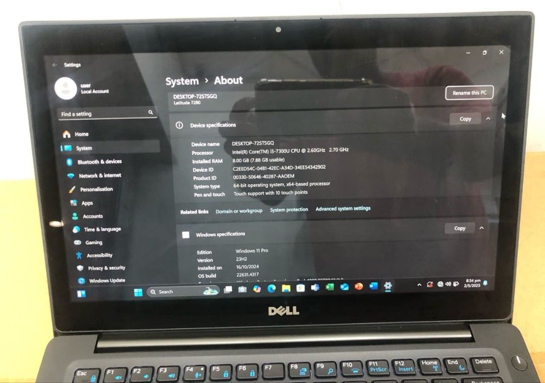 16gb+512gb SSD Dell used laptop| i5 7th Gen | 16GB RAM | 512GB SSD | Win 11 Pro- Microsoft office 2021- 12.5" display Excellent Working Condition (Category: Laptops & Notebooks) located in Singapore. Submitted by islamjashedul (Listing ID 1375587833, Image 2). Description: light weight 16gb+512gb SSD Dell used laptop| i5 7th Gen | 16GB RAM | 512GB SSD | Win 11 Pro- Microsoft office 2021- 12.5" display Excellent Working Condition Dell Latitude (To