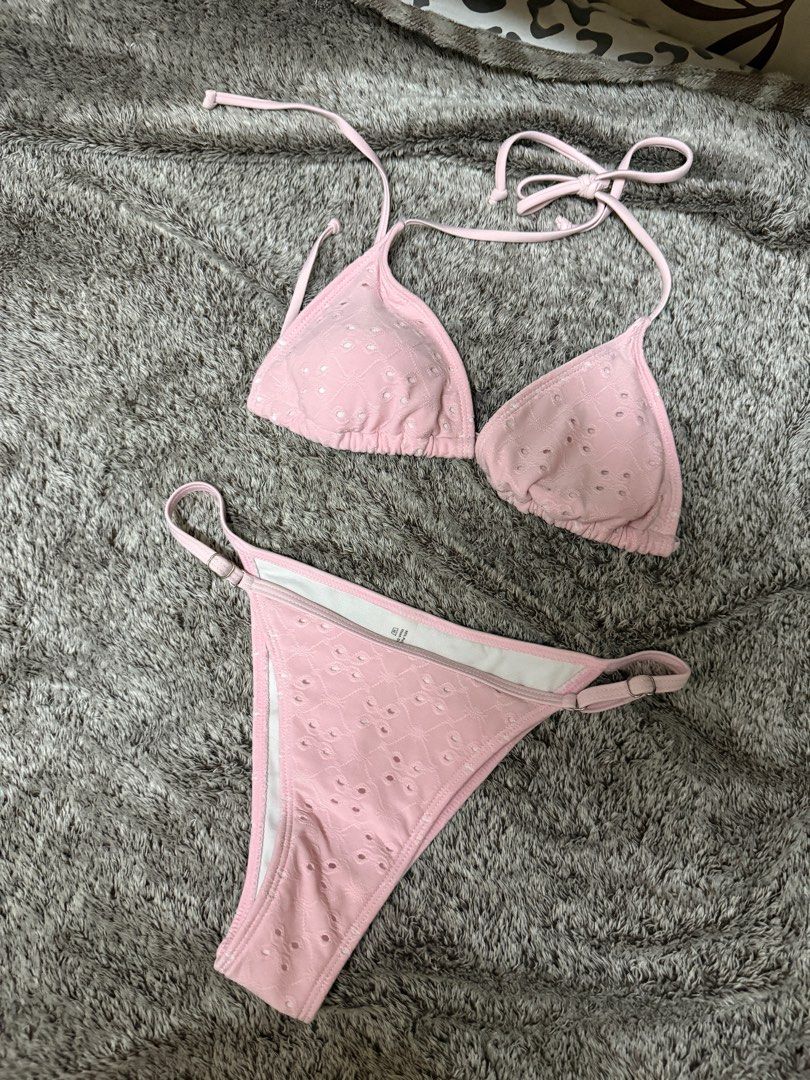 3 piece pink shein swimsuit (Category: Bikinis & Swimsuits) located in Caloocan City. Submitted by rlissa (Listing ID 1375608911, Image 2). Description: - can fit small to medium -never worn - not my size .
