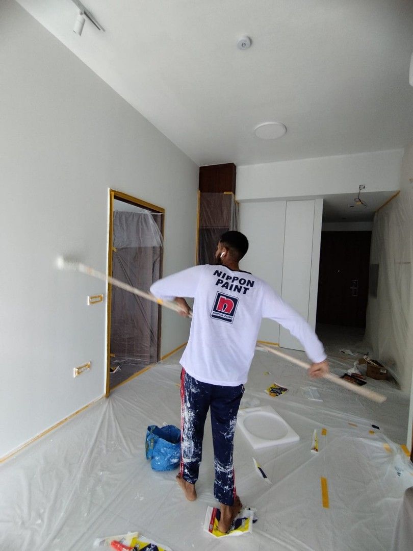 🥳65%🎊discount💥on Professional painting service/ 4 rm flat/5 rm flat/3rm flat/2rm flat/living room/landed house/ bedroom painting/ varnish/ epoxy/ full house plastering/ limewash painting💯62863115190018111