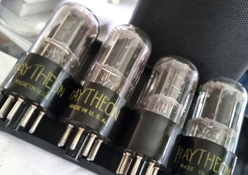 6sn7 Raytheon GT x 4 (Private Collection) | High Strength & Close Match | OLD Construction (GT) therefore Old Sound (70s) | Warm & Airy, Top Open & Expressive, Bass is "Right" (Category: Soundbars, Speakers & Amplifiers) located in Singapore. Submitted by soundgasm (Listing ID 1375558475, Image 1). Description: For tube amplifiers and preamplifiers. This is the "GT" first generation of the tubular tubes of 6sn7. Old construction, and therefore ol
