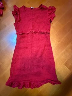 斯文裙 紅色 休閒修身性感64245677871106110