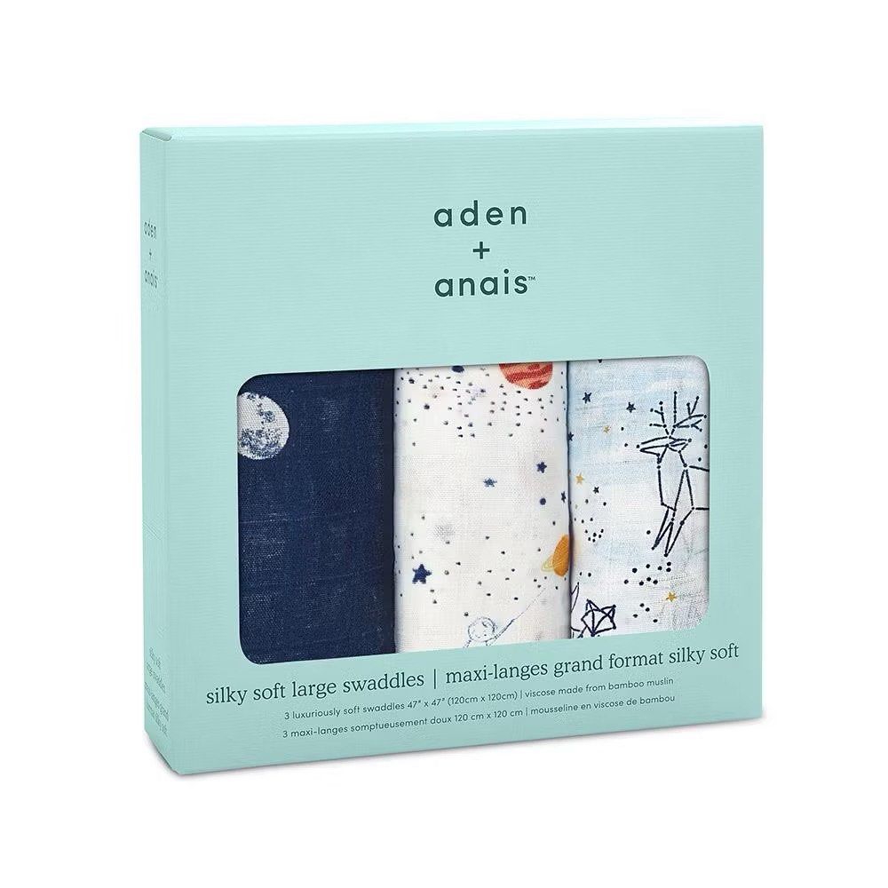 由 n__11 (刊登 ID 1375587516，圖片 1) 提交，位於 桃園市 (Taoyuan) 的 aden+anais 竹纖維多功能包巾3入-璀璨星空 (類別：嬰兒及兒童流行時尚)，說明：。