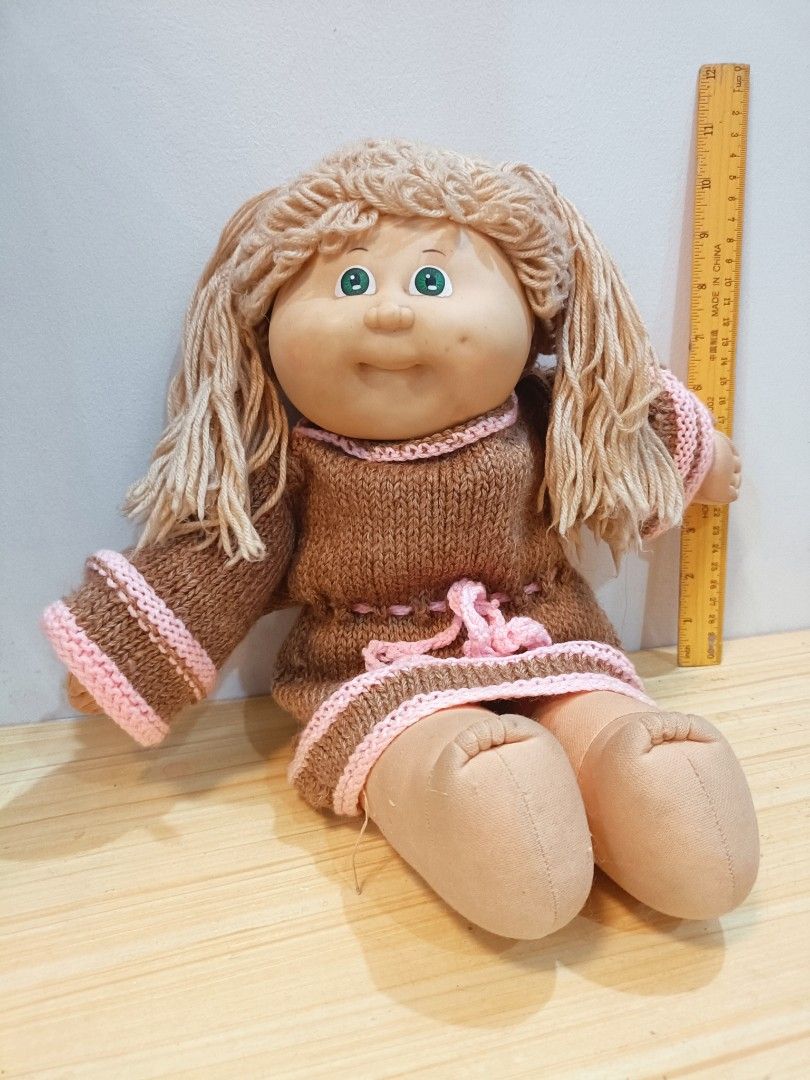 Auntentic Vintage Cabbage Patch Kids CPK Dolls (Category: Kids Toys) located in Quezon City. Submitted by babylianne (Listing ID 1375643683, Image 3). Description: Auntentic Cabbage Patch Kids Vintage CPK Size Large Stripes - 1000 ❌SOLD Blue Dress - 1500 ❌SOLD Knitted - 1000 ❌ SOLD BabyLand - 680 ❌ SOLD Polka Dress - 1600 Actual Photo Posted In Good Condition AS IS - What you see is what you get.