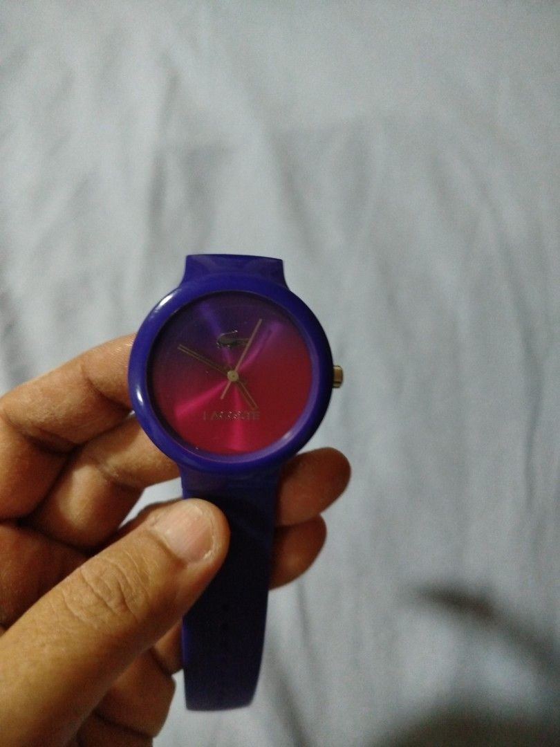 Authentic Lacoste Watch (Category: Women's Watches) located in Manila. Submitted by mallows__ (Listing ID 1375584641, Image 3). Description: rush sale lacoste watch. no box slightly negotiable.