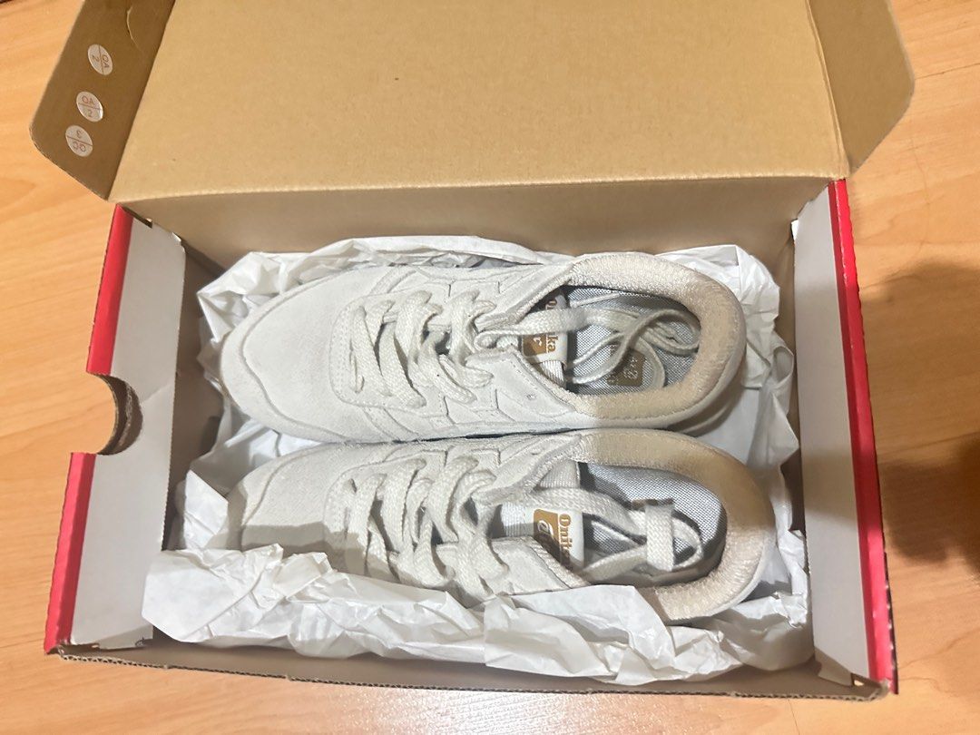Authentic Onitsuka Tiger Tiger Ally Cream Sneakers (Category: Sneakers) located in San Pedro. Submitted by tunesandthings (Listing ID 1375463667, Image 2). Description: Authentic Onitsuka Tiger - Tiger Ally sneakers bought brand new from an Onitsuka Tiger store in Japan. Complete with box and Onitsuka Tiger brand packaging wrap. Worn only a few times so the condition still as good as new. Details: Brand - Model: Onitsuka Tiger - Tiger Ally Color: