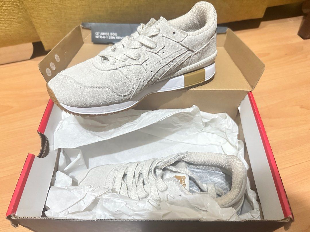 Authentic Onitsuka Tiger Tiger Ally Cream Sneakers (Category: Sneakers) located in San Pedro. Submitted by tunesandthings (Listing ID 1375463667, Image 1). Description: Authentic Onitsuka Tiger - Tiger Ally sneakers bought brand new from an Onitsuka Tiger store in Japan. Complete with box and Onitsuka Tiger brand packaging wrap. Worn only a few times so the condition still as good as new. Details: Brand - Model: Onitsuka Tiger - Tiger Ally Color: