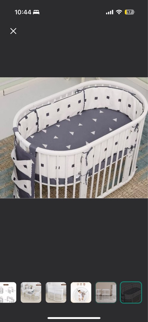 Baby cot with wheels lock, Babies & Kids, Baby Nursery & Kids Furniture ...