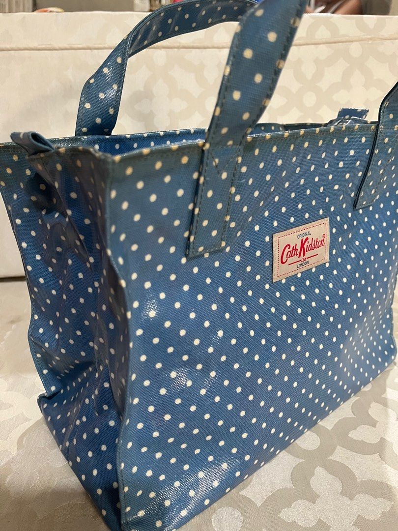 Cath Kidston Polka Dot Tote Bag/Handbag (Category: Tote Bags) located in Valenzuela. Submitted by hey_sera (Listing ID 1375462353, Image 3). Description: Cath Kidston Polka Dot Tote Bag/Handbag Please check photos for dimension. Signs of storage only as you can see in the photo.