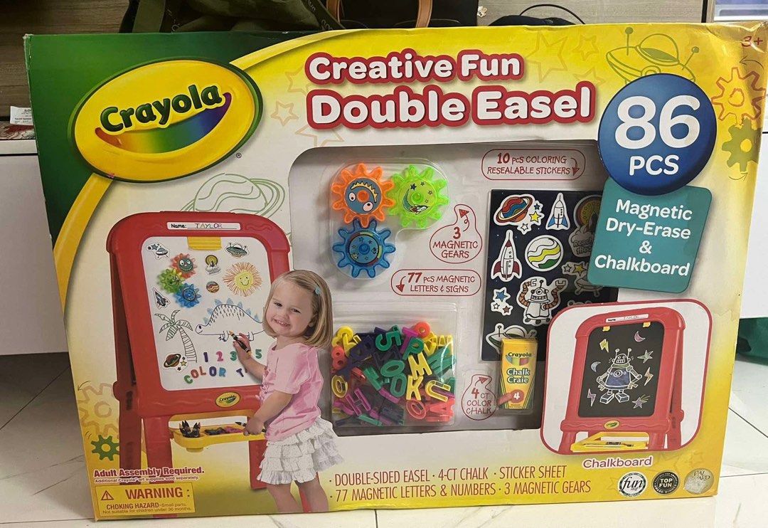 Crayola Creative Fun Double Easel (Category: Art & Prints) located in Quezon City. Submitted by ellieb16 (Listing ID 1375523657, Image 2). Description: Original Price is 3,699. Brand new RFS: We have the same set Pick up from Fairview or Philcoa .