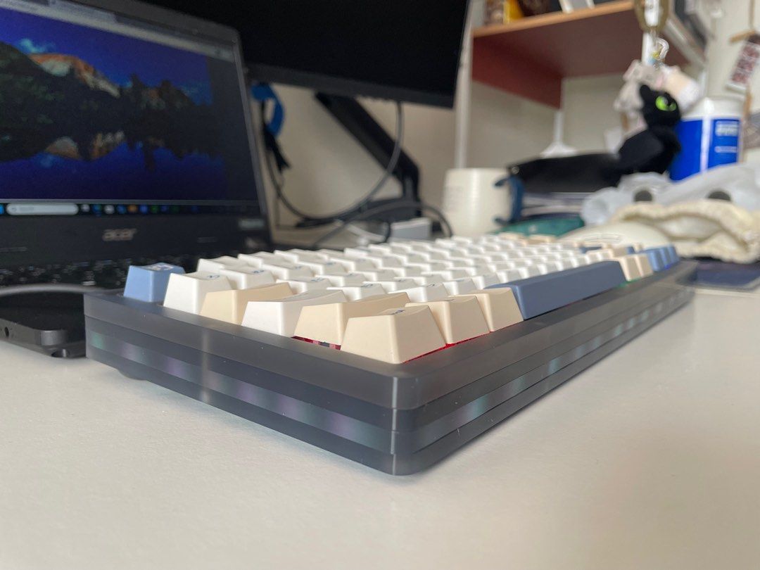 Custom 75keys keyboard (Akko ACR 75 v2 backbone with banana split switches)63223792443522113