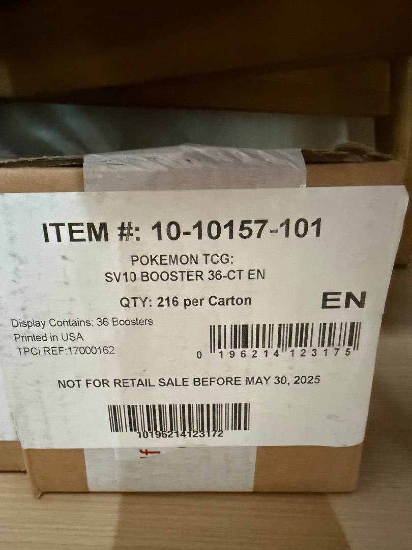 Pokémon Destined rivals case SV10, Hobbies & Toys, Toys & Games on ...