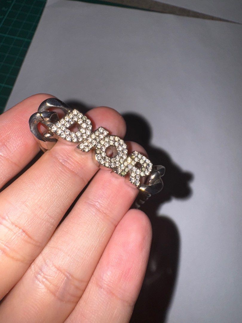 Dior Italic Chain Necklace (Category: Jewelry) located in Singapore. Submitted by esneakers (Listing ID 1375626275, Image 3). Description: Selling discontinued dior italic chain necklace Necklace missing one crystal and 2 crystals became dull, thus selling at discounted price. I can provide all the info needed if you would like to repair at the dior store for a fee. Rtp was 1000+ usd Im open to nego but no lowball please .