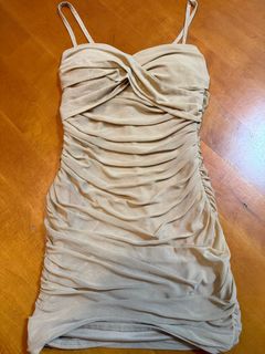 Dress 彈性連衣服 裸色64220096826499110