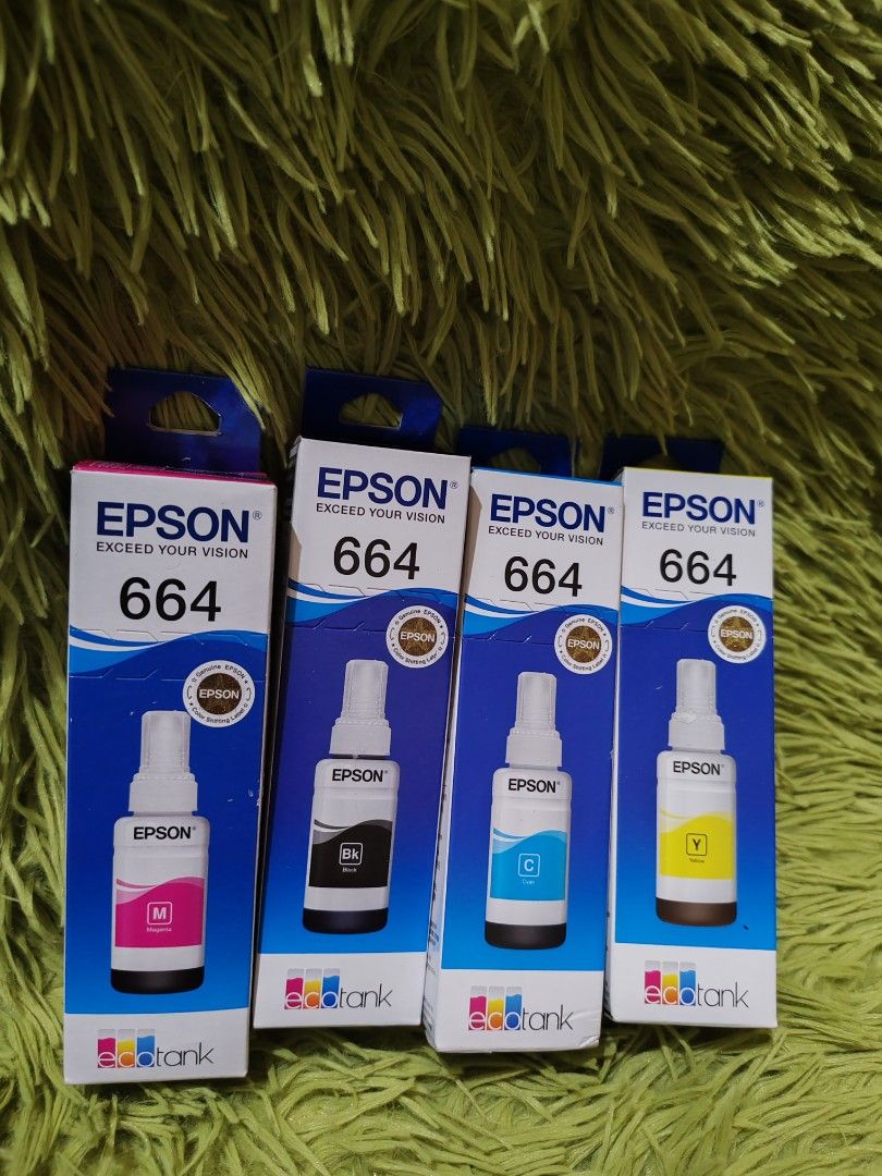 Epson 664 Genuine Ink BCYM (Category: Printers, Scanners & Copiers) located in Quezon City. Submitted by collenlanz3067438 (Listing ID 1375463692, Image 2). Description: We supply ink nationwide #LIGET SELLER available on hand HP ORIGINAL INK CARTRIDGE hp682 ink original hp680 ink original hp704 ink original hp678 ink original HP 915 Ink original HP 728 130ML CANON Canon PG -745 GENUINE INK CARTRIDGE canon PG-746 GENUINE INK CARTRIDGE canon PG-57