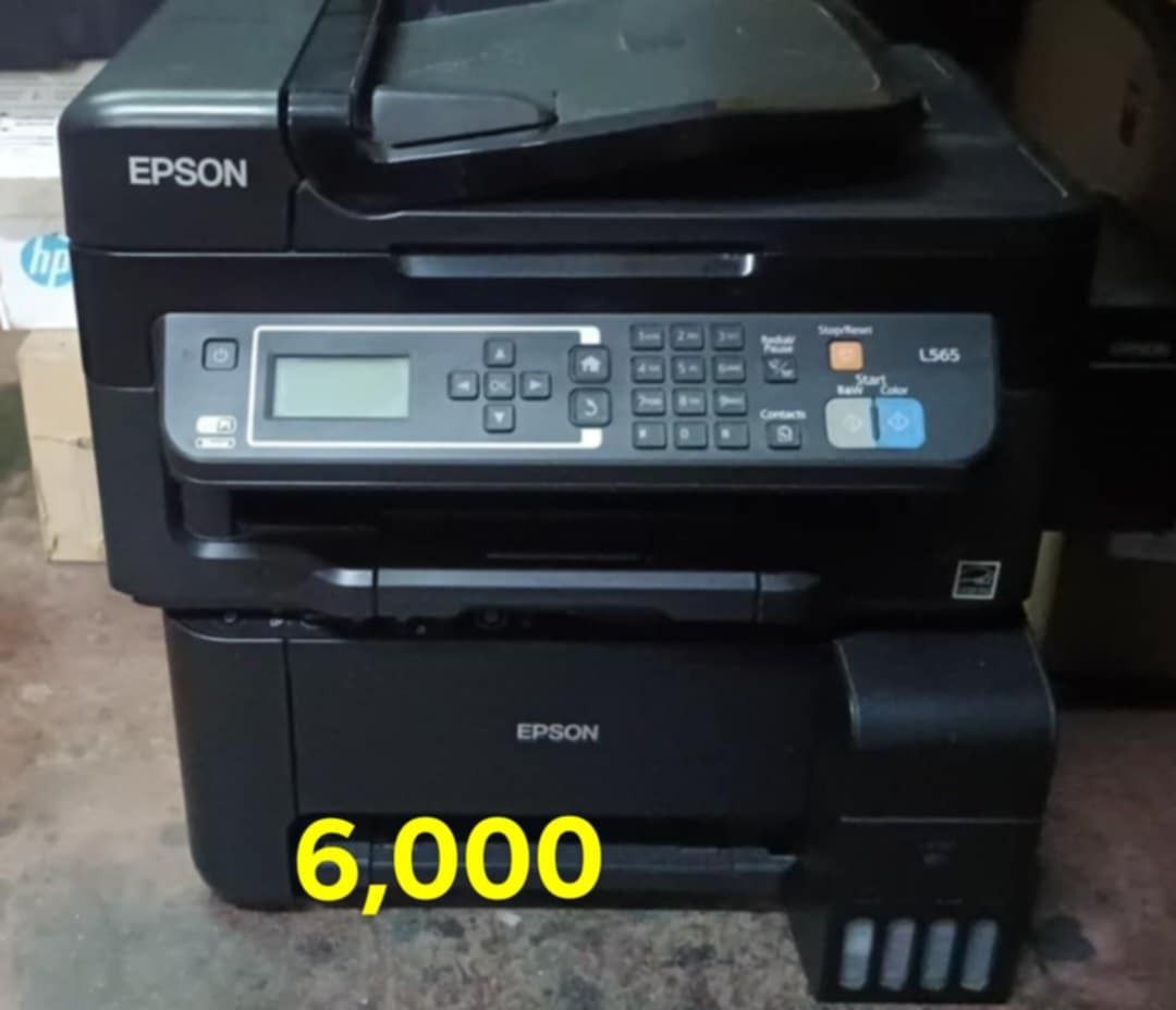 EPSON Printers (Category: Printers, Scanners & Copiers) located in Quezon City. Submitted by bilibentakita (Listing ID 1375467670, Image 2). Description: L3210 epson Php 4500 -3in1 ( print,scan,xerox) -Bago yung printer head walang magiging problema sa printout -Usb cable at power cord -Continues ink -Dye ink.