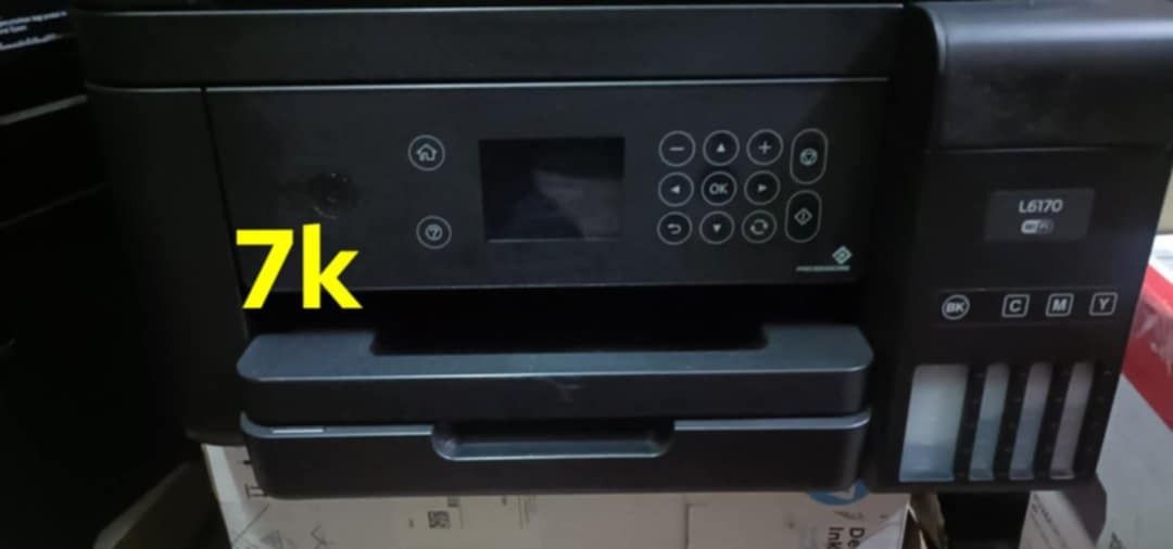 EPSON Printers (Category: Printers, Scanners & Copiers) located in Quezon City. Submitted by bilibentakita (Listing ID 1375467670, Image 1). Description: L3210 epson Php 4500 -3in1 ( print,scan,xerox) -Bago yung printer head walang magiging problema sa printout -Usb cable at power cord -Continues ink -Dye ink.