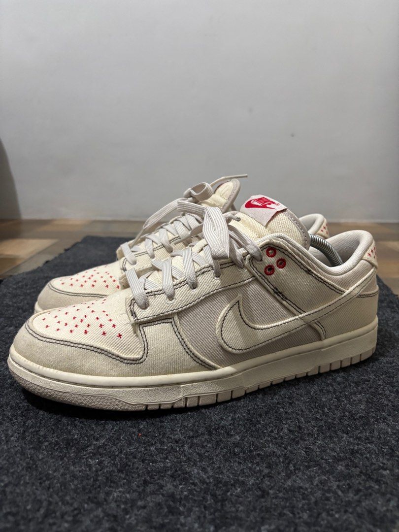 FS Nike Dunk Low Sashiko 'Light Orewood' (Category: Sneakers) located in Antipolo. Submitted by sachichi.ph (Listing ID 1375580095, Image 1). Description: FS Nike Dunk Low Sashiko 'Light Orewood' US 10 Slightly used No box Still in pristine condition Can provide detailed pics.