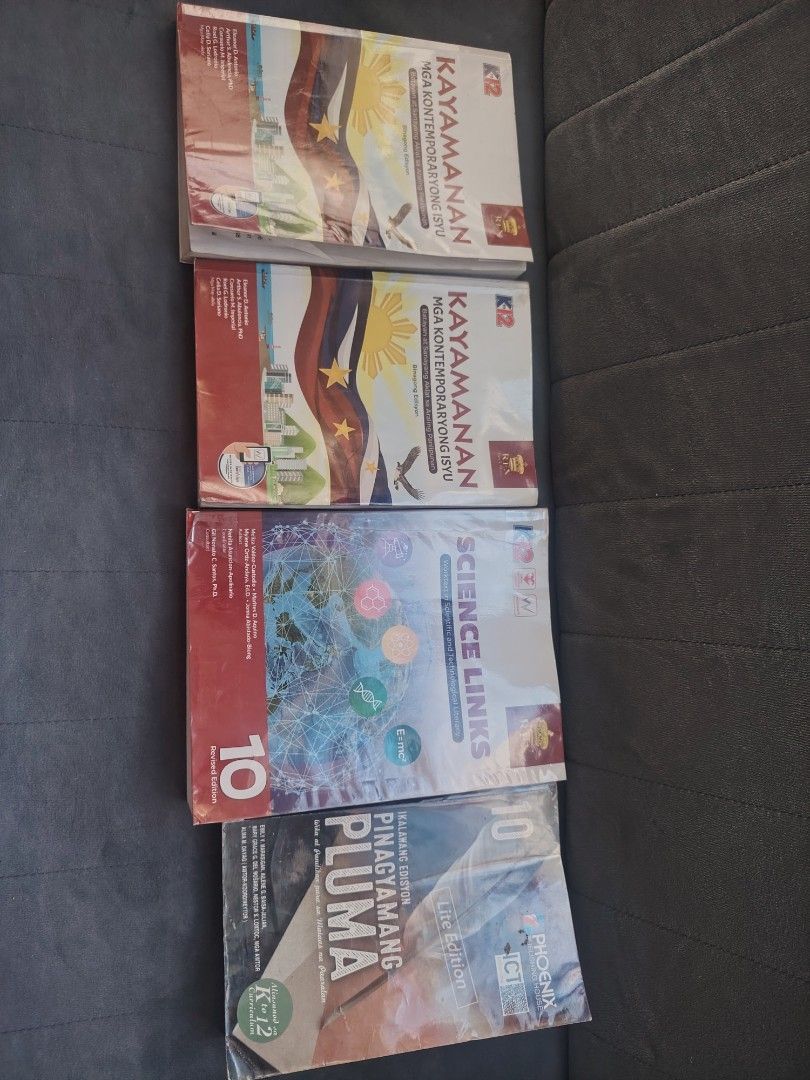 Grade 10 books (Category: Textbooks) located in Manila. Submitted by miners05 (Listing ID 1375502833, Image 2). Description: Grade10 books PM for more details.