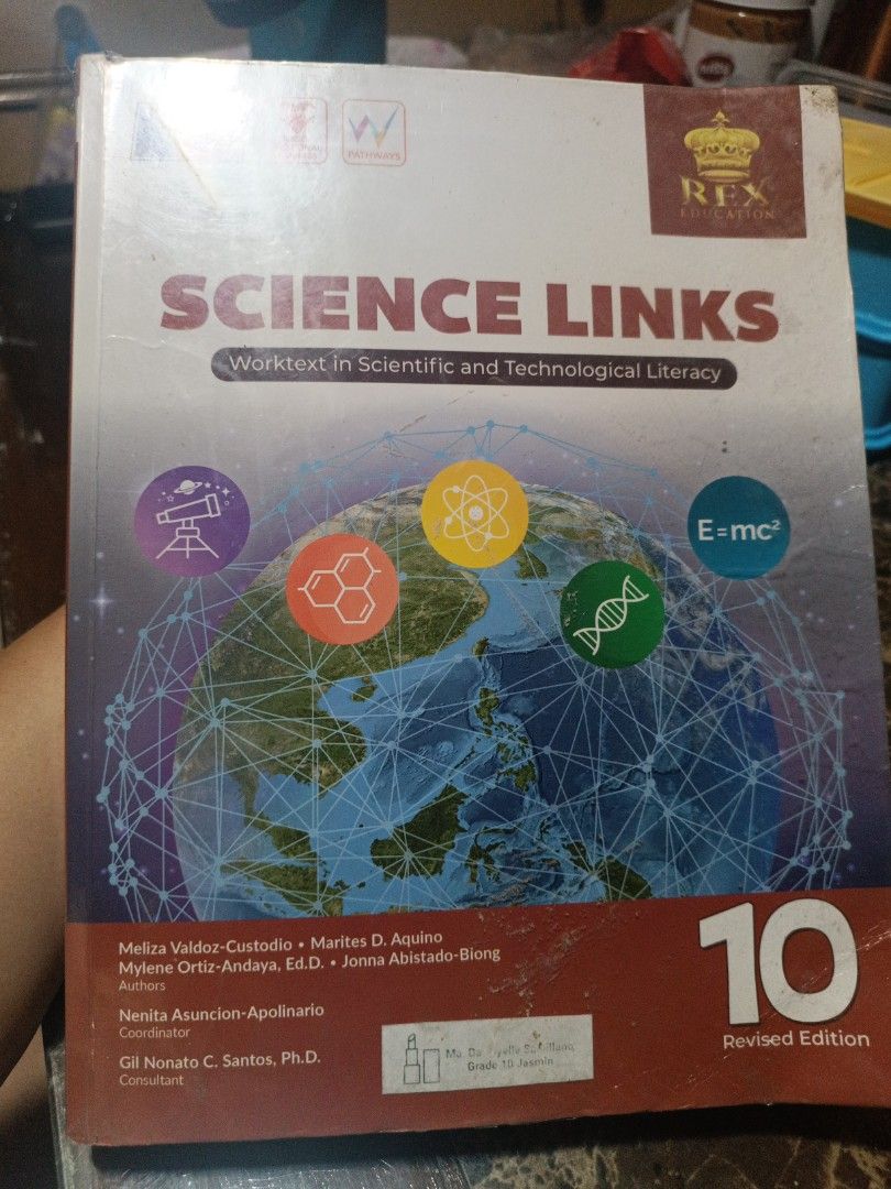 Grade 10 books (Category: Textbooks) located in Caloocan City. Submitted by samillanom83025 (Listing ID 1375645432, Image 2). Description: Science Links -250 Pluma -250 ( 2 pcs available ) SOLDÎ E-Math - 250 Next Century Mathematics - 250 for shipping only. can do meet up within iloilo city proper.