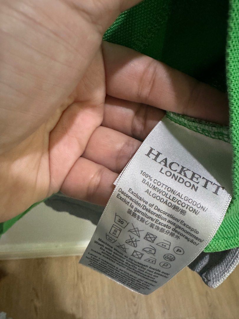 Hacket (Category: Tshirts & Polo Shirts) located in Kuantan. Submitted by she_almaa (Listing ID 1375478421, Image 3). Description: good condition Authentic .