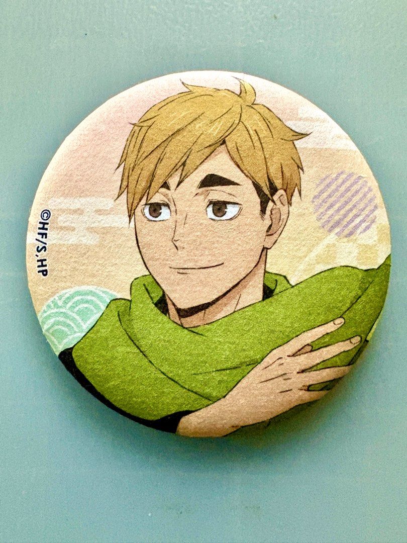 Haikyu!! Miya Atsumu button pin (Category: J-Wave Merchandise) located in Taguig. Submitted by emma1909 (Listing ID 1375576201, Image 1). Description: 🦊 Haikyu!! Mystery pack (random merch) button pins featuring Miya Atsumu 🦊 Bought from HMV & Books in Shinjuku Station in May 2025 ➡️ Can ship from Taguig City via J&T or your preferred same-day delivery courier ➡️ Gcash or BPI bank transfer.
