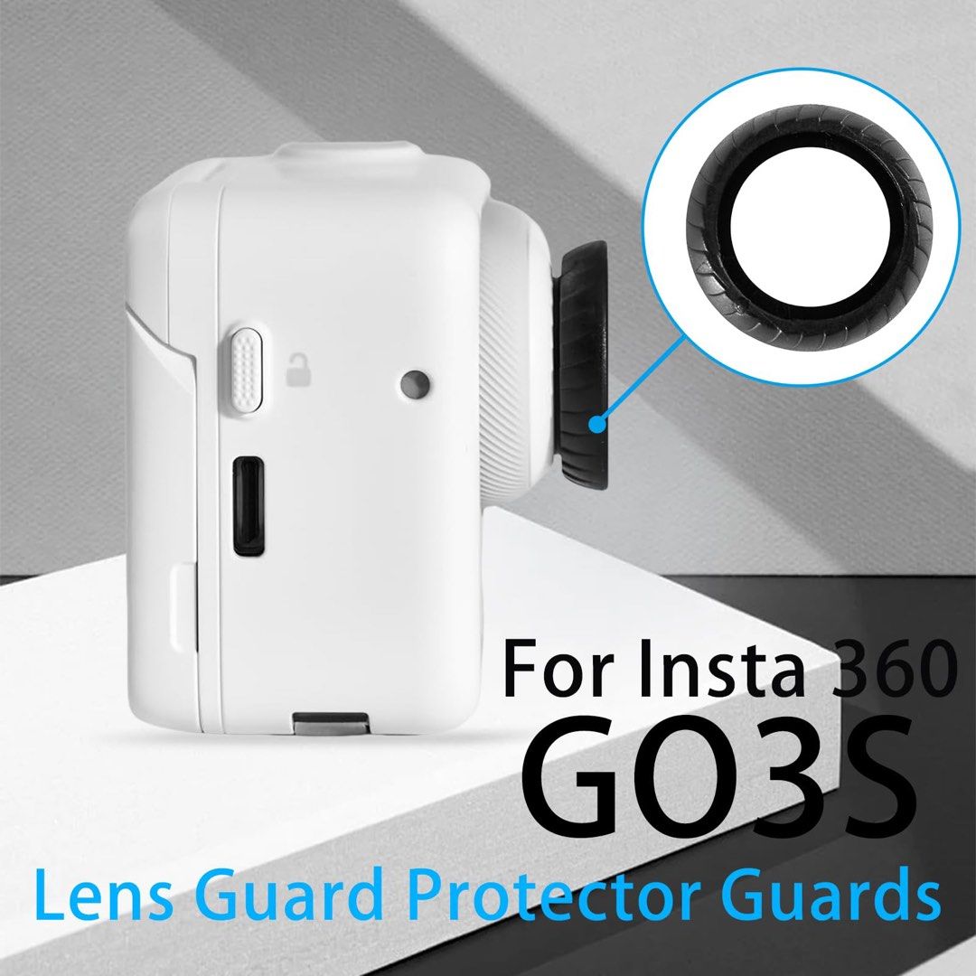 Insta360 Go 3s Lens Guard (Category: Camera Bags & Carriers) located in San Juan City. Submitted by urbangiz_greenhillsmall (Listing ID 1375546476, Image 2). Description: Lens guards for Insta360 GO 3S,anti-fog, durable and wear-resistant Insta 360 GO 3S lens guards can well protect your lens from scratches, bumps, dust and damages Lens material light transmission rate of up to 98% or more, you can ensure that you clearly shoot the desired scener