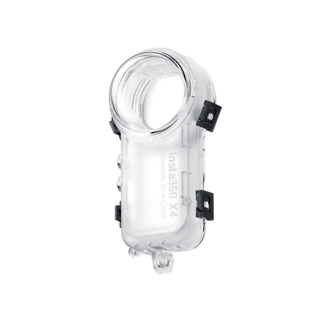 Insta360 X4 Invisible Dive Case (Category: Camera Bags & Carriers) located in San Juan City. Submitted by urbangiz_greenhillsmall (Listing ID 1375529465, Image 3). Description: Completely invisible design that allows full 360° underwater shots. Seamless underwater stitching. Water resistant to 50 m. Crystal clear 360° videos. Use it with the Invisible Selfie Stick for fantastic third-person perspectives..