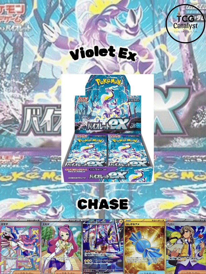 [JAP] Violet Ex Booster Box, Hobbies & Toys, Toys & Games on Carousell
