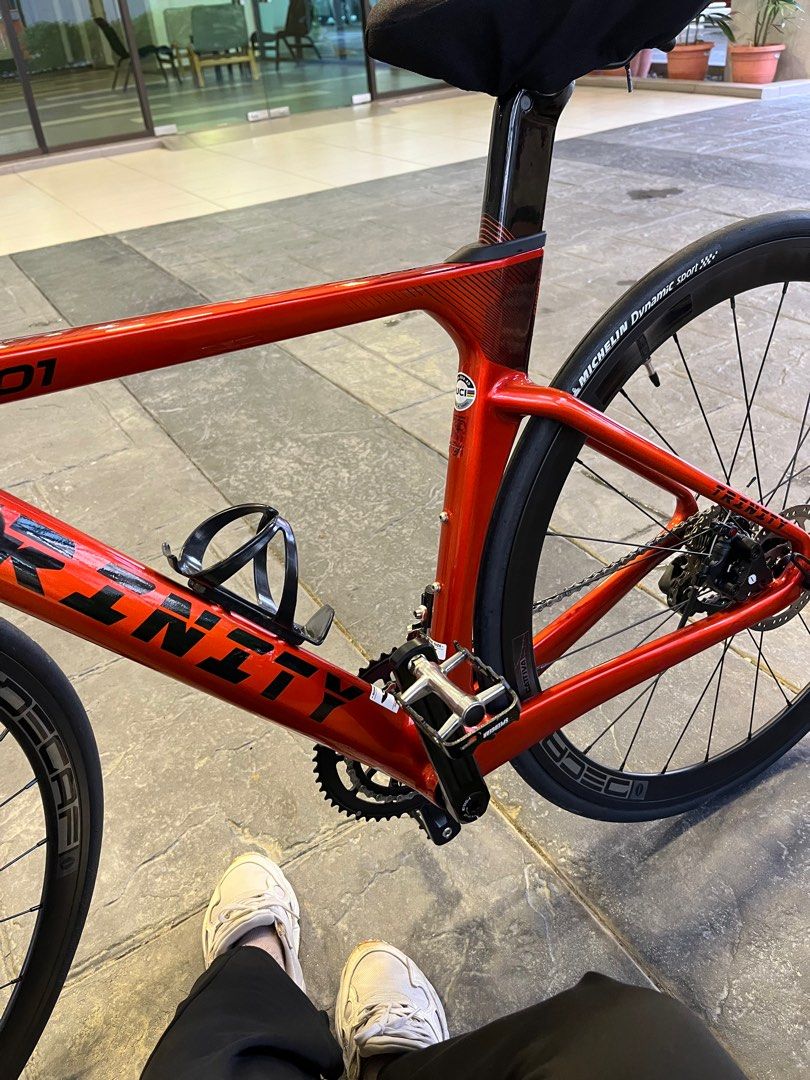 TRINITY 701 CARBON ROAD BIKE ALLOY WHEELSET 45, Sports Equipment ...