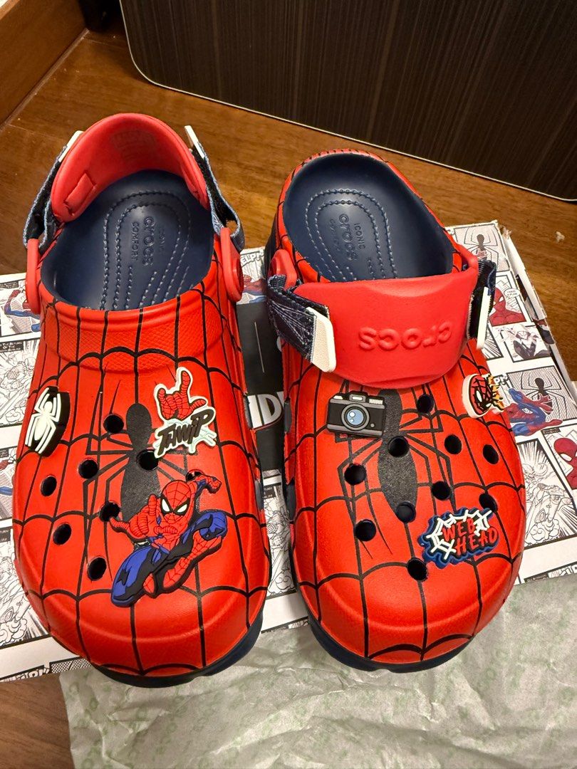 kids spiderman crocs brand new (Category: Babies & Kids Fashion) located in Singapore. Submitted by clau1414 (Listing ID 1375471147, Image 1). Description: brand new bought wrong size collect 596131.