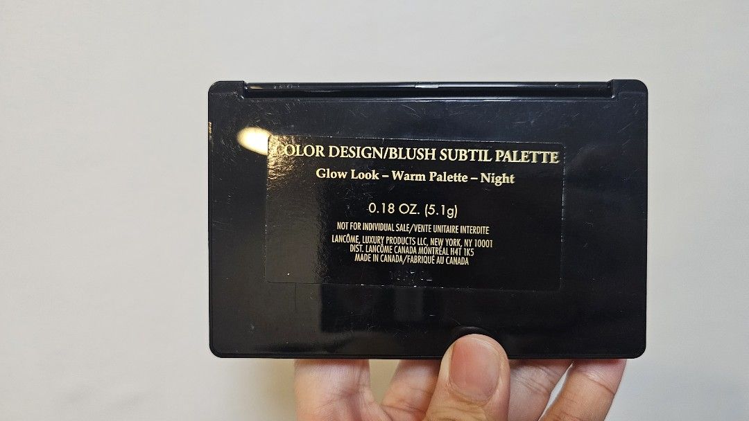 Lancome Color design blush eyeshadow (Category: Makeup) located in Quezon City. Submitted by mommadeclutterph (Listing ID 1375465632, Image 3). Description: 95% full.