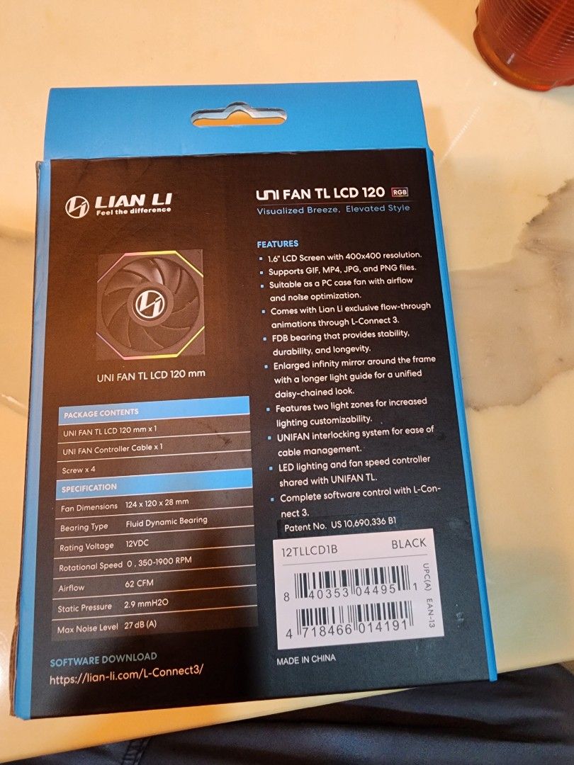 Lian Li TL LCD 12063220263057410111