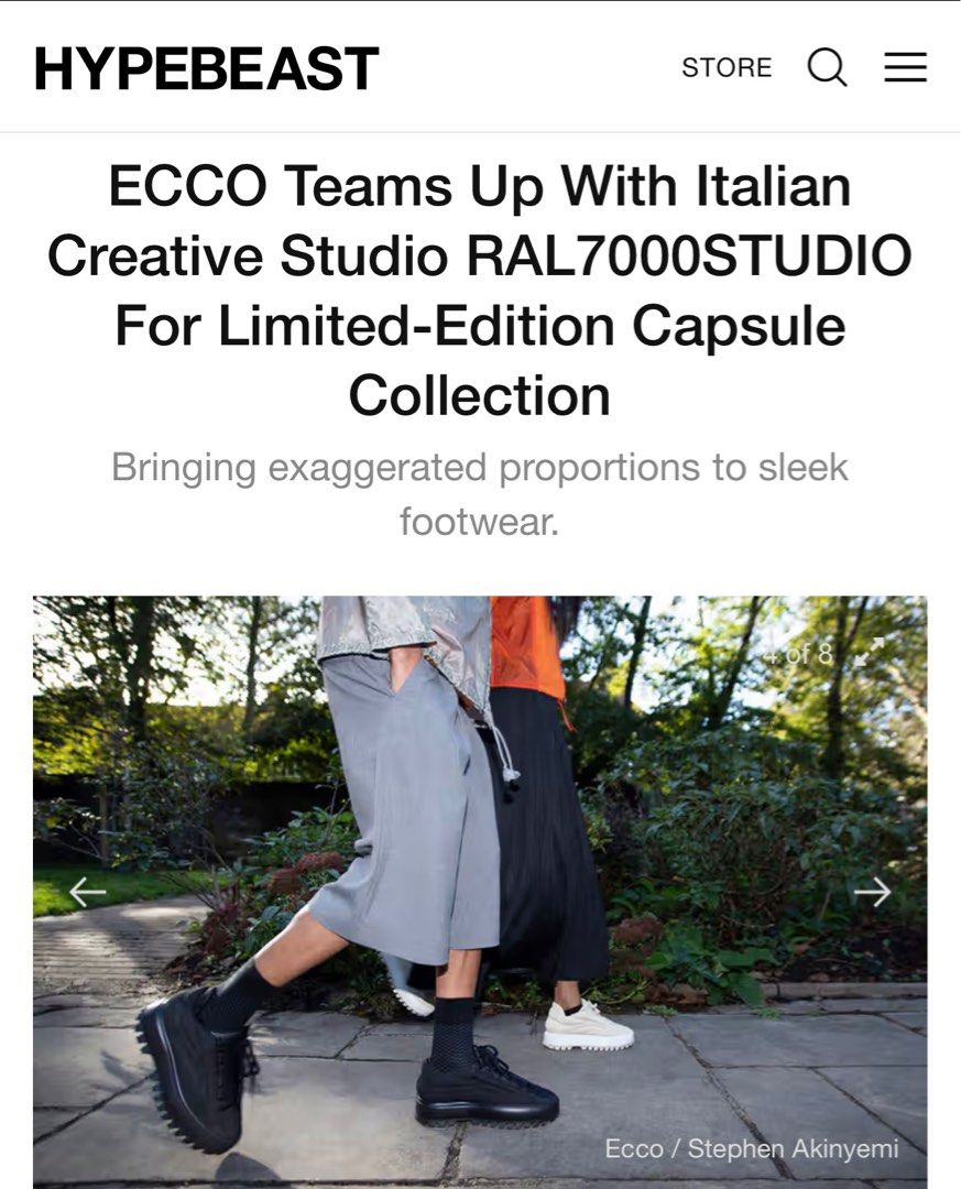 (Limited Edition) ECCO Street Ace Ral7000 Low (Category: Sneakers) located in Orion. Submitted by whoknew.vtg (Listing ID 1375503746, Image 3). Description: ECCO Teams Up With Italian Creative Studio RAL7000STUDIO For Limited-Edition Capsule Collection Size : 8.5 US Cond : Like NEW! .