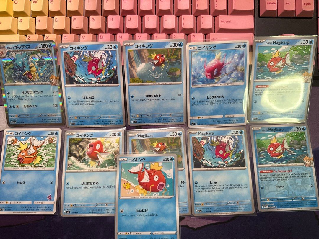 [Magikarp & Gyarados] Pokemon TCG Magikarp, Gyarados English Japan ...