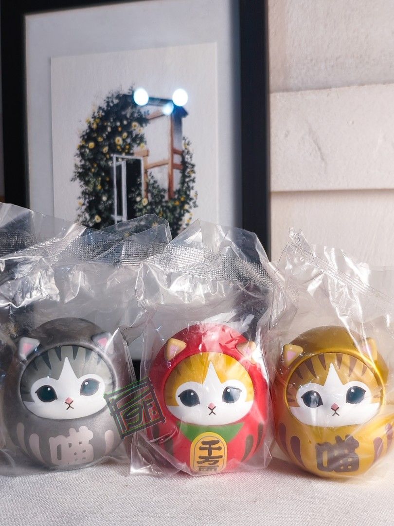 Mofusand Daruma set (Category: Designer & Blind Box Toys) located in Baguio. Submitted by pgfpgf (Listing ID 1375565863, Image 3). Description: Condition: Brand new with sealed plastic bags ꜱʜɪᴘᴘɪɴɢ: J&T or LBC depending on the buyer's preference ꜱᴅᴅ: Grab Express *ᴘʟᴇᴀꜱᴇ ᴋɴᴏᴡ ᴛʜᴀᴛ ʙᴜʏᴇʀꜱ ᴡɪʟʟ ʙᴇ ᴄᴏᴠᴇʀɪɴɢ ꜰᴏʀ ᴛʜᴇɪʀ ᴀᴘᴘʟɪᴄᴀʙʟᴇ ꜱʜɪᴘᴘɪɴɢ/ᴅᴇʟɪᴠᴇʀʏ ꜰᴇᴇꜱ ᴍᴇᴇᴛᴜᴘꜱ: SM Baguio or Session Road, schedule will be most likely during my rest day (Mondays).