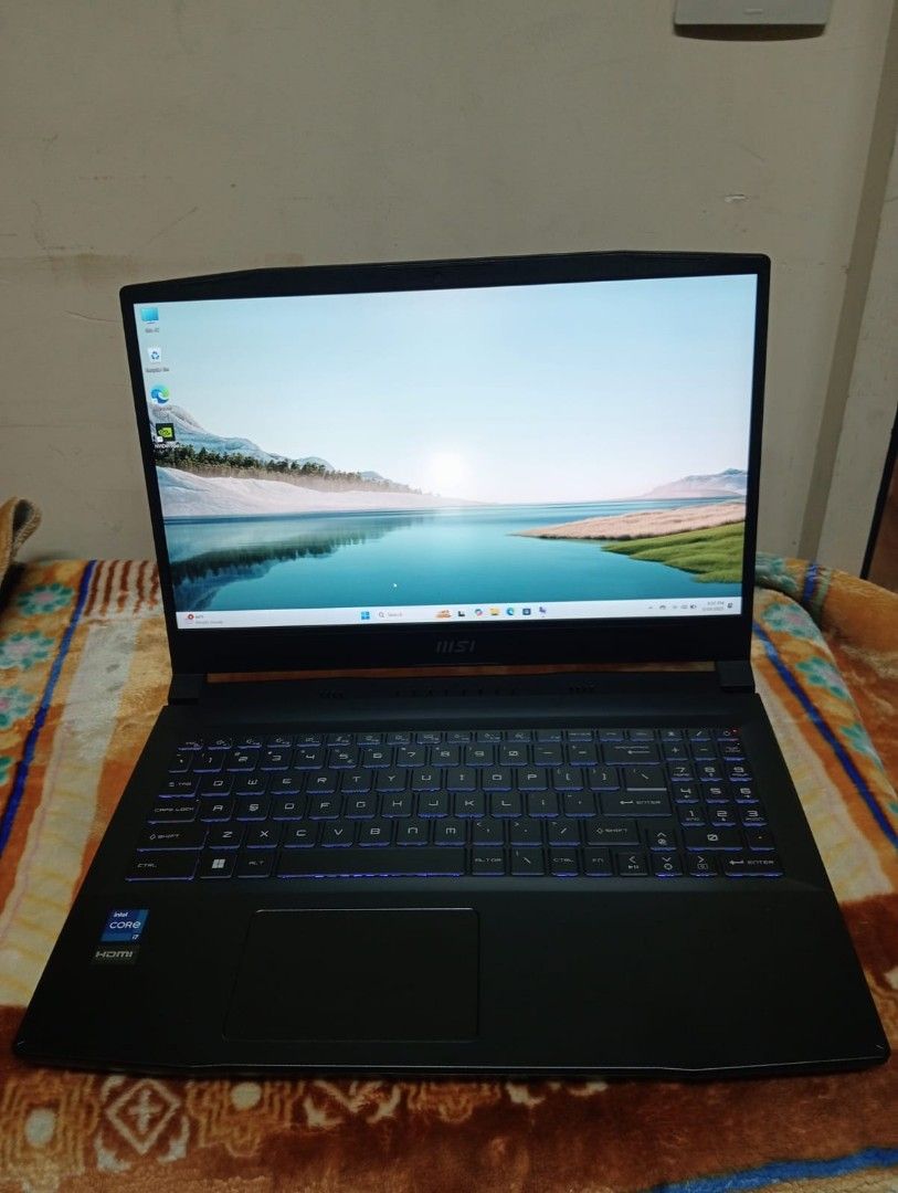 MSI Gaming Laptop Core i7-12th Gen, 4gb Nvidia gpu, 16gb RAM 512gb NVMe ssd Super fast like new laptop62863110701058111