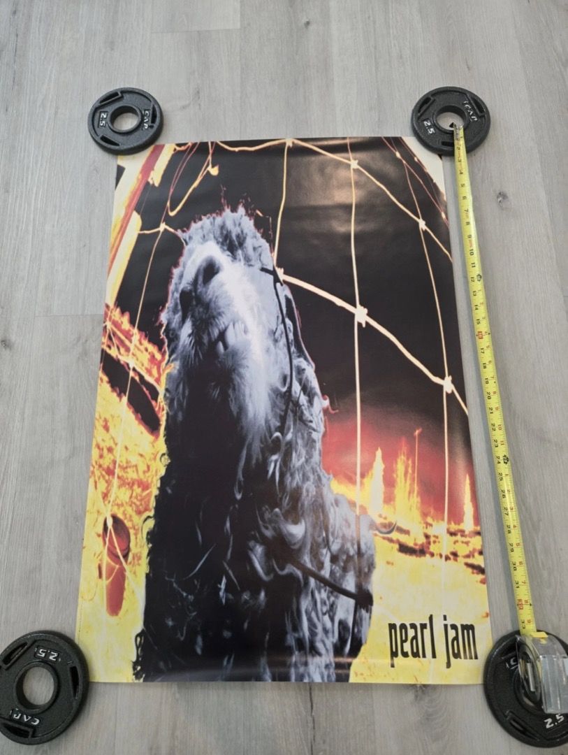 Pearl Jam VS. Rock poster 1993. Not a repro (Category: Tshirts & Polo Shirts ) located in Las Pinas. Submitted by jacklordy (Listing ID 1375603607, Image 1). Description: Pearl Jam VS. Poster from 1993. Poster is old so expect some wear. Payment through BDO Delivery using grab or Lalamove at Buyer’s expense .