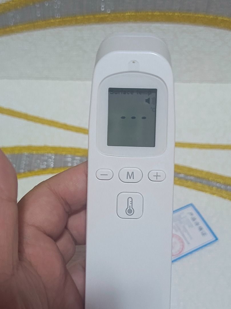 PHICON INFRARED THERMOMETER (Category: Thermometers) located in Makati City. Submitted by nyxhemera26 (Listing ID 1375505105, Image 3). Description: PHICON INFRARED THERMOMETER • NEW BUT BOX IS NOT IN GOOD CONDITION.