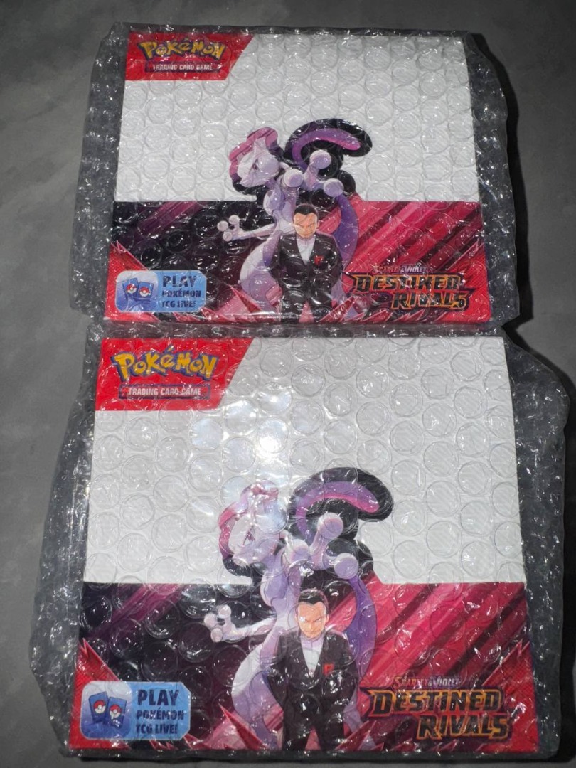 Pokémon TCG: Destined Rivals Booster Box (Unshrinked, bubble wrapped ...