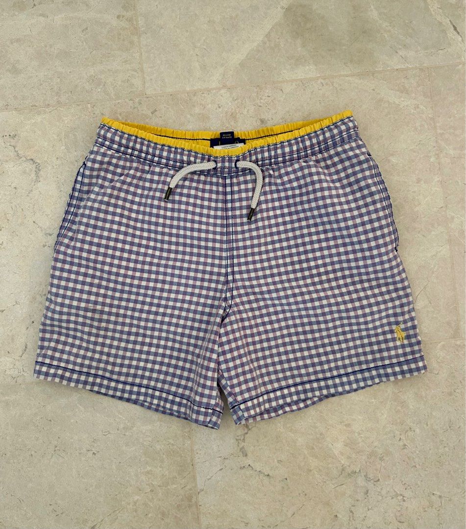Polo Ralph Lauren Boys Swim Trunks (7y) (Category: Babies & Kids Fashion) located in Singapore. Submitted by gretatata (Listing ID 1375501647, Image 1). Description: POLO Kids Swim Shorts for 7 years old boy. No stains or flaws, but overall discoloration. Please check with pictures. Price is fixed. Not negotiable. Only meet up. Thanks :).