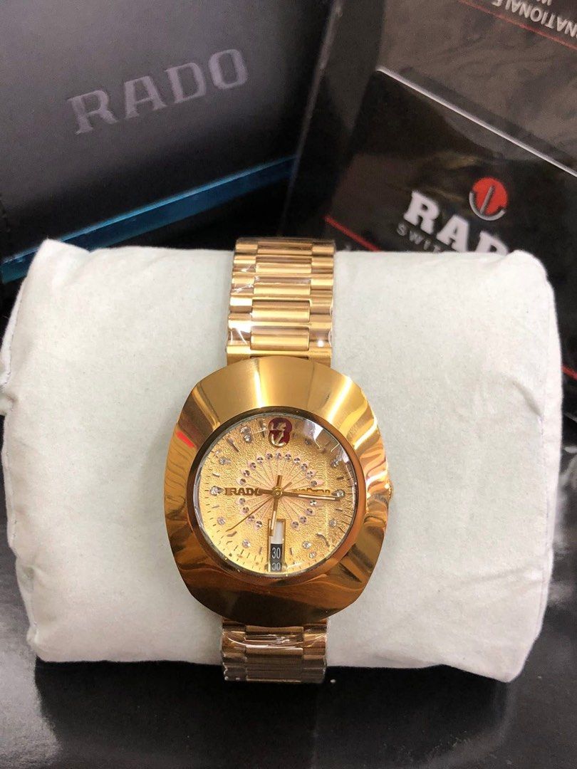 Rado Watch (Category: Men's Watches) located in Manila. Submitted by brandnewbagsandwatchphils. (Listing ID 1375472132, Image 2). Description: Rado Men Watch Automatic Brandnew with complete inclusion Onhand Ph Ready to Ship FYI: this is not guaranteed original ,but the quality is the same orig one!! Mode of Payment Bpi or Gcash.