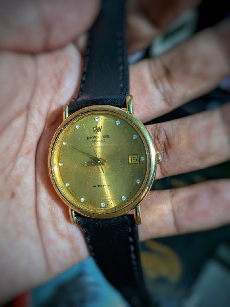 Raymond Weil (Category: Men's Watches) located in Taguig. Submitted by ointtt (Listing ID 1375586094, Image 1). Description: Raymond Weil (geneve) 2810 movement : Automatic issue :Need overhaul Unisex size 33mm.