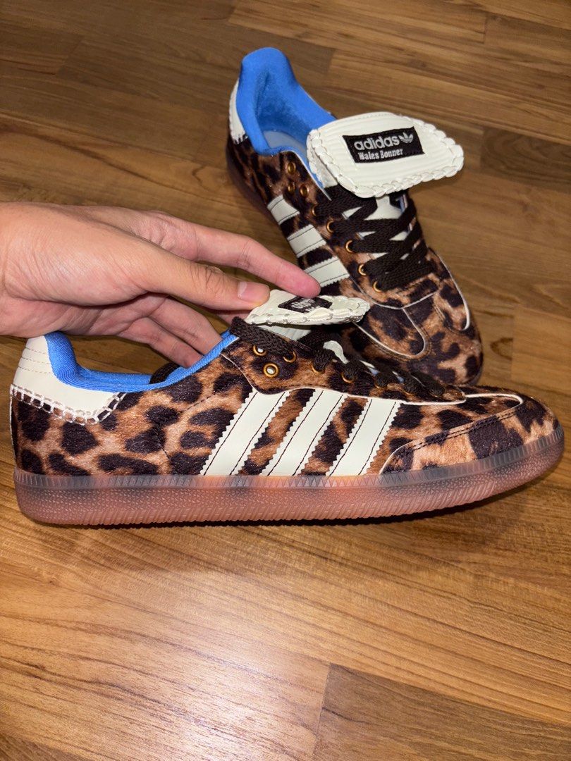 adidas leopard shoes with tail