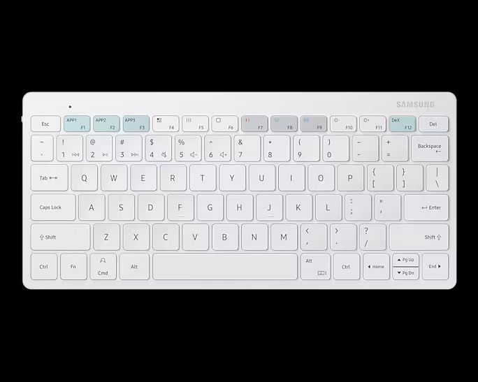 Samsung Smart Keyboard Trio 500 White colour (Category: Computer Keyboard) located in Singapore. Submitted by dorara (Listing ID 1375482594, Image 2). Description: Pair multiple devices & switch with a click Wireless keyboard to-go for when you’re on the go Brand New In Box and selling at $50.