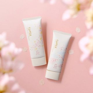 日本Sana EXCEL 2025限定櫻花香水感美容液防曬霜 Protective UV Essence Sunscreen SPF50+ PA++++ 60g (2款香味可選)64209389728898110